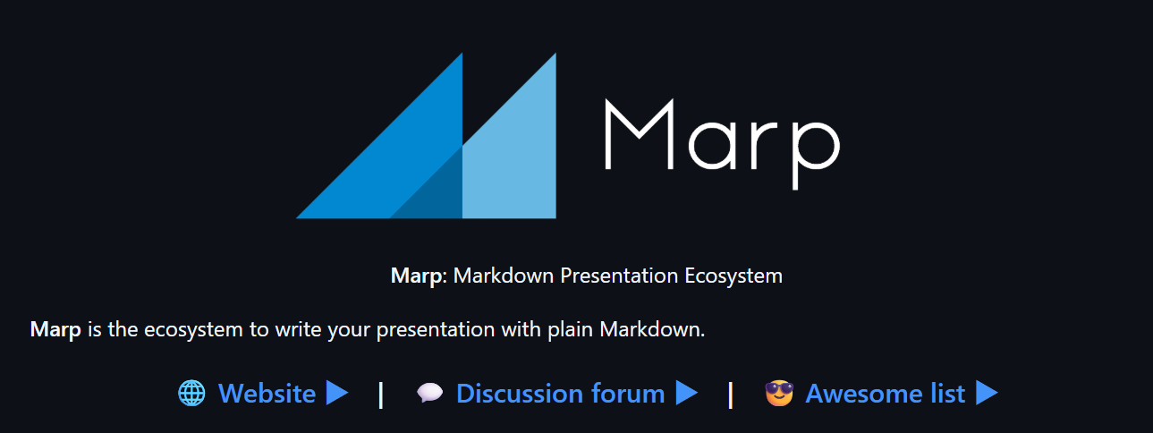 marp GitHub页面
